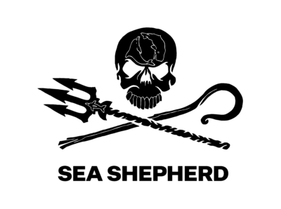 1b SS Jolly Roger Logo BLK TP Horizontal